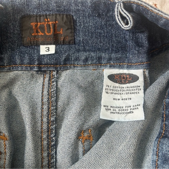 Kul Denim Blue Skirt - Picture 3 of 4